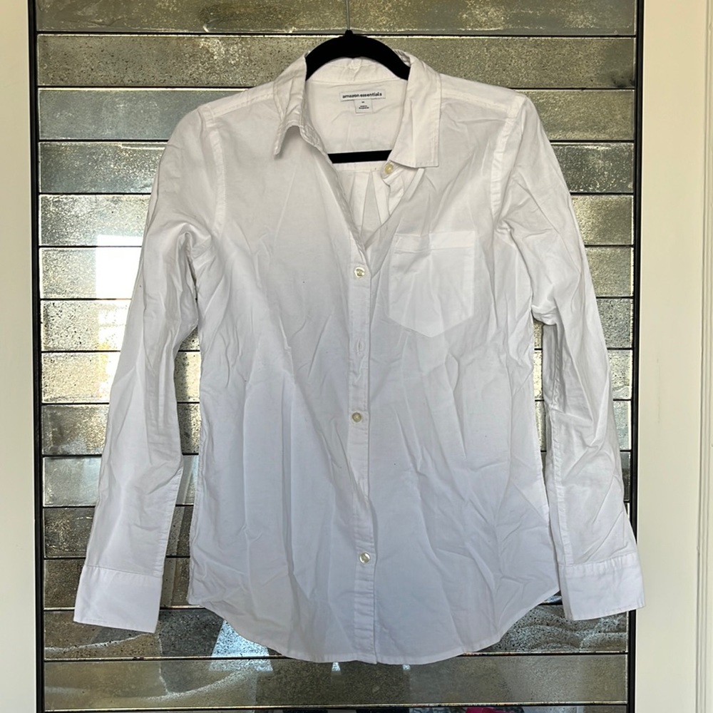 Brand New Amazon White Button Down